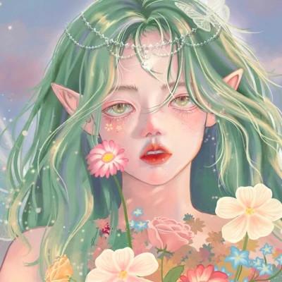 高级头像女生小众手绘漫画