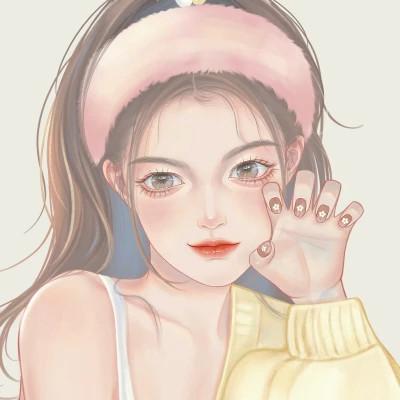 高级头像女生小众手绘漫画