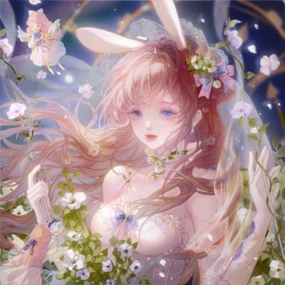 性感唯美漂亮兔女郎动漫头像图片