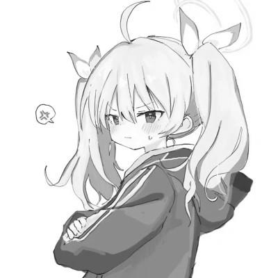 高质量漫画风黑白女漫头103张