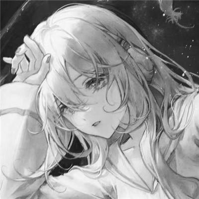高质量漫画风黑白女漫头103张