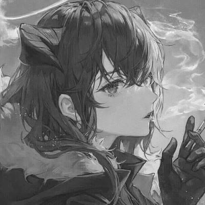 高质量漫画风黑白女漫头103张