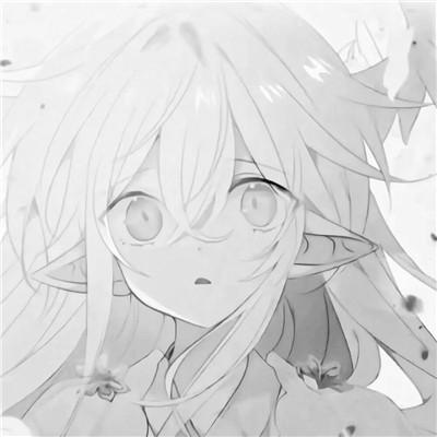 高质量漫画风黑白女漫头103张