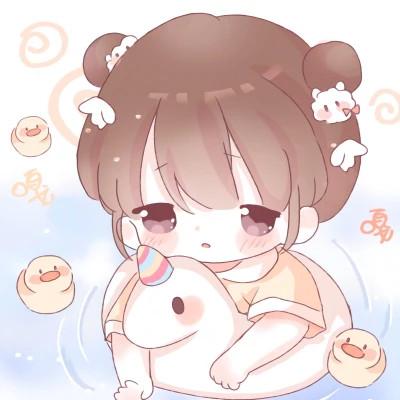 女生q版头像呆萌可爱高清图片