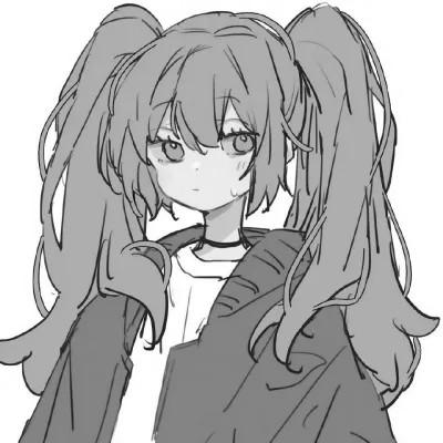 高质量漫画风黑白女漫头103张