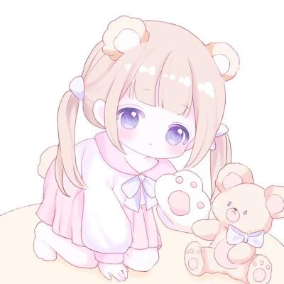 卡通女孩图片可爱萌头像118张