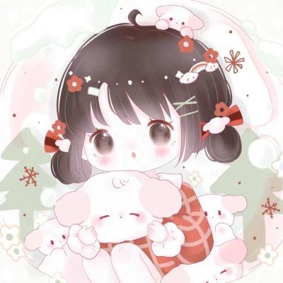 女生q版头像呆萌可爱高清图片