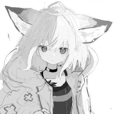 高质量漫画风黑白女漫头103张