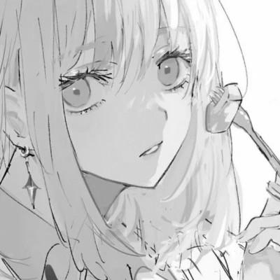 高质量漫画风黑白女漫头103张