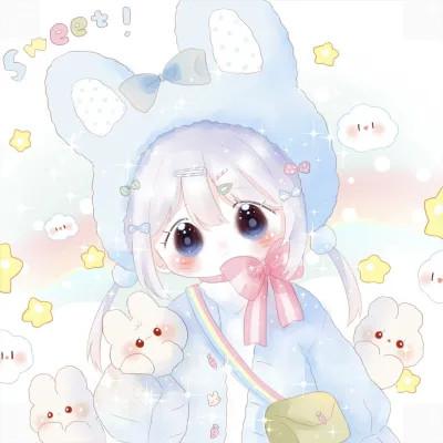 女生q版头像呆萌可爱高清图片