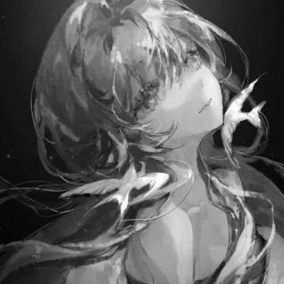 高质量漫画风黑白女漫头103张