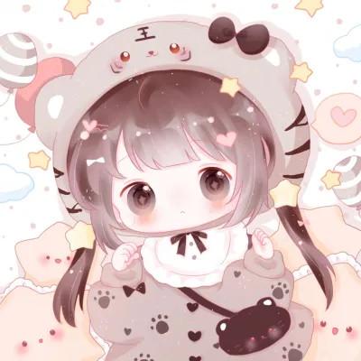 女生q版头像呆萌可爱高清图片