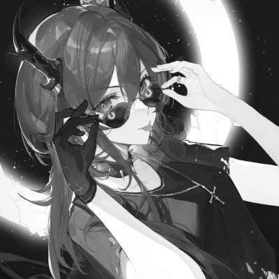 高质量漫画风黑白女漫头103张