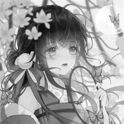 高质量漫画风黑白女漫头103张
