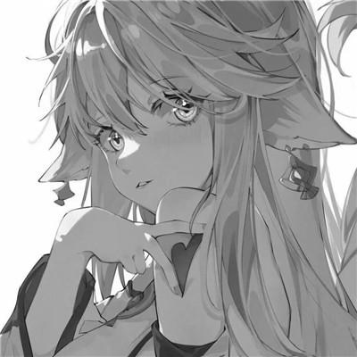 高质量漫画风黑白女漫头103张