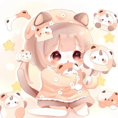 女生q版头像呆萌可爱高清图片