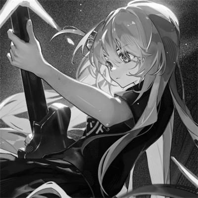 高质量漫画风黑白女漫头103张