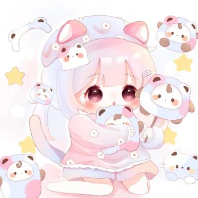 女生q版头像呆萌可爱高清图片