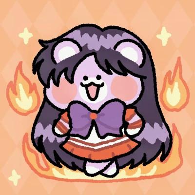 美少女战士手绘猫咪团头可爱