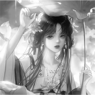 高质量漫画风黑白女漫头103张