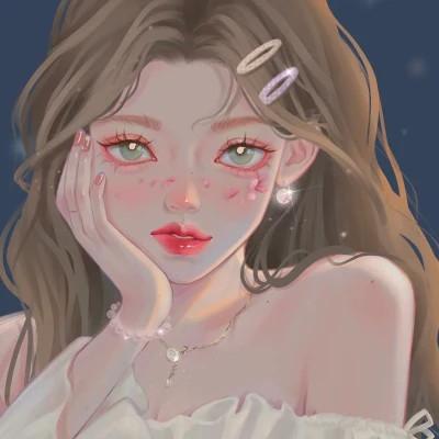 高级头像女生小众手绘漫画