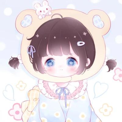 女生q版头像呆萌可爱高清图片