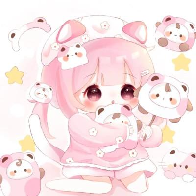 女生q版头像呆萌可爱高清图片