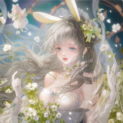 性感唯美漂亮兔女郎动漫头像图片