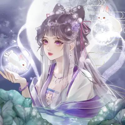 仙气飘飘的古风女生闺蜜头像