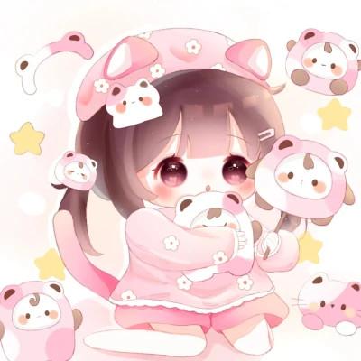 女生q版头像呆萌可爱高清图片
