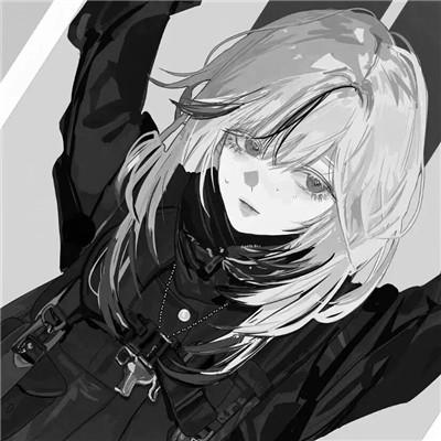 高质量漫画风黑白女漫头103张