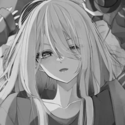 高质量漫画风黑白女漫头103张