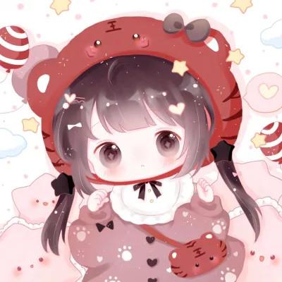 女生q版头像呆萌可爱高清图片