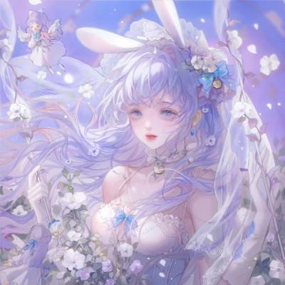 性感唯美漂亮兔女郎动漫头像图片