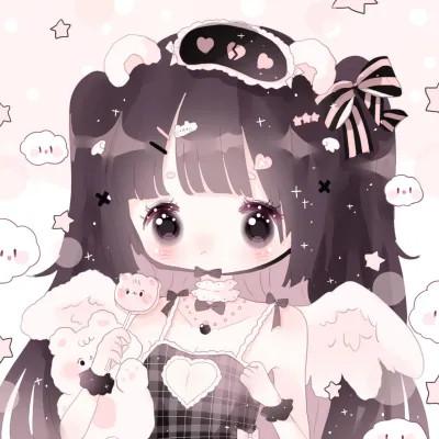 女生q版头像呆萌可爱高清图片