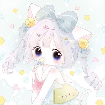 女生q版头像呆萌可爱高清图片