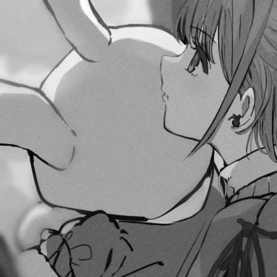 高质量漫画风黑白女漫头103张