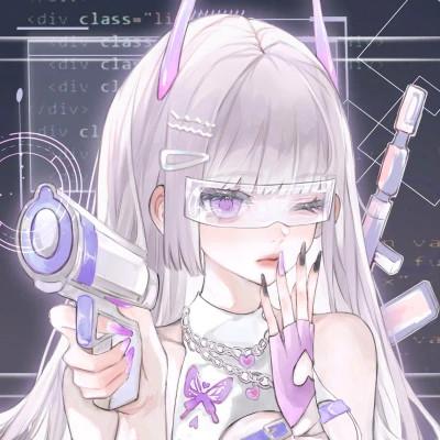 动漫头像唯美女生手绘闺蜜