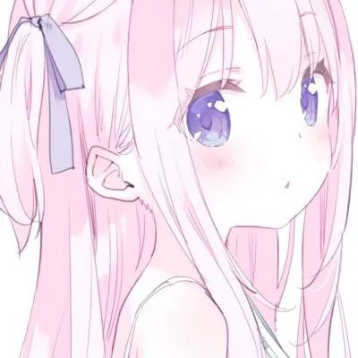 少女心动漫女生头像可爱萌