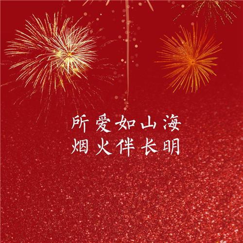 2023年新年过年烟花文字头像图片 2023，祝大家新年快乐