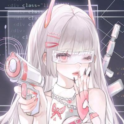 动漫头像唯美女生手绘闺蜜