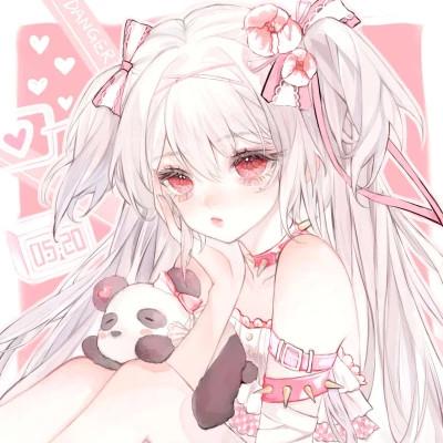动漫头像唯美女生手绘闺蜜