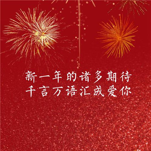 2023年新年过年烟花文字头像图片 2023，祝大家新年快乐