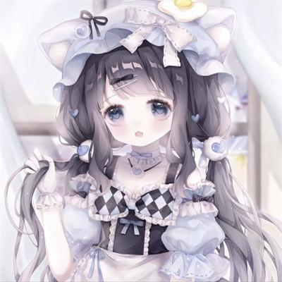 动漫头像唯美女生手绘闺蜜