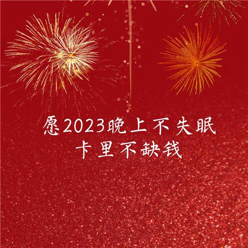 2023年新年过年烟花文字头像图片 2023，祝大家新年快乐