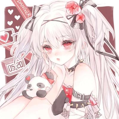 动漫头像唯美女生手绘闺蜜