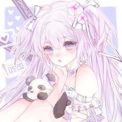 动漫头像唯美女生手绘闺蜜