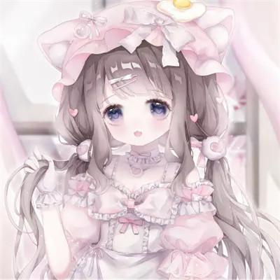 动漫头像唯美女生手绘闺蜜