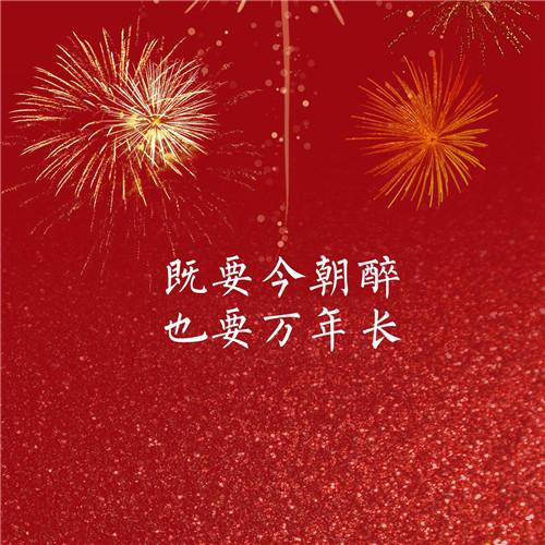 2023年新年过年烟花文字头像图片 2023，祝大家新年快乐