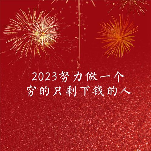 2023年新年过年烟花文字头像图片 2023，祝大家新年快乐